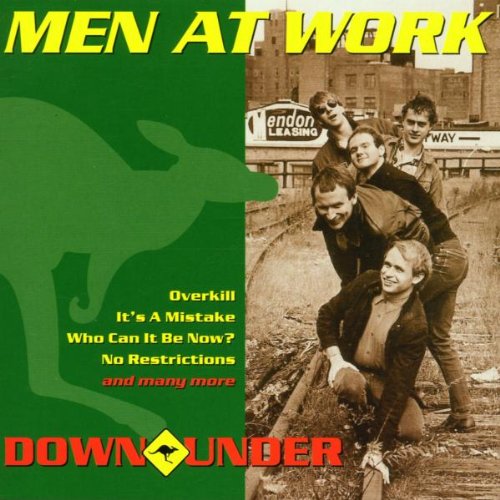 LP4522.Men At Work ‎– Down Under (Vinyl, 7", Single, 45 RPM)